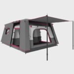 Tienda de Campaña Outsunny 430x305x195 cm Rojo